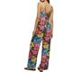 thumbnail image 3 of SAYOO Pantalones de mujer, flores sin mangas / cuello V marino SAYOO moda, 3 of 6