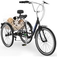 thumbnail image 2 of FICISOG 7 Speed Adult Tricycle for Men, 20/24/26 Inch Adult Trike with Basket, 3 Wheel Bikes for Adults Seniors, Cruise Trike for Shopping Picnic, 2 of 7