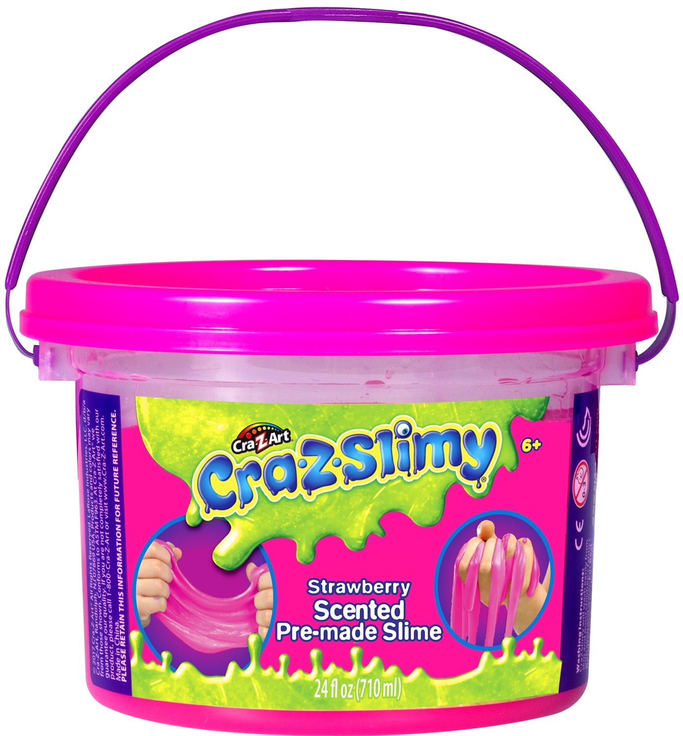 CraZArt CraZSlimy Strawberry Scented Premade Slime