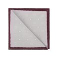 thumbnail image 4 of INSPIRE CHIC Men's Pocket Squares Flower Patterned Handkerchiefs with Solid Trim for Wedding Party Brown One Size, 4 of 4