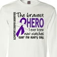 thumbnail image 4 of Inktastic Alzheimer's Disease Bravest Hero I Ever Knew 1 Long Sleeve T-Shirt, 4 of 5