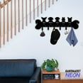 thumbnail image 3 of Handmadetneonsign Dog Coat Rack Wall Hanger, Cute Dog Metal Wall Hooks, Dog Keys Holder Home Decor 74850, 3 of 5