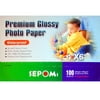 SEPOMs Premium Glossy 4" x 6" 180g/m2 Photo Paper, 100 Sheets