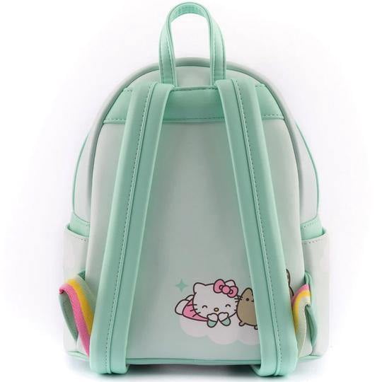 hello kitty and pusheen backpack Loungefly: Pusheen x Hello Kitty - Balloons and Rainbow Mini Backpack