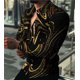 thumbnail image 1 of Camisetas de lujo de moda para hombre con solapa, ajustadas, para deportes al aire libre, fiestas callejeras, ropa suave, cómoda y ligera 2024, 1 of 6