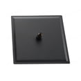 thumbnail image 4 of Mocoloo 12 Inch Black Rainfall Shower Head - Square Solid Ultra Thin Stainless Steel, 4 of 11