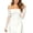 Beige, variant on Casual Detachable Sleeves Mesh Sheer Off Shoulder Long Sleeves Fitted Stretchy Sleeve Covers For Dresses Detachable Sleeves 2, White