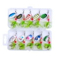 thumbnail image 1 of 10PCS Metal Spoon Spinner Lure Spoonbait Crankbaits Fishing For Pike Bait Tackle, 1 of 6