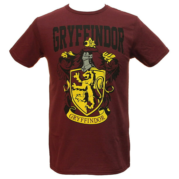 Bioworld - Harry Potter Gryffindor House Crest Men's T-Shirt (Medium ...
