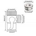 thumbnail image 2 of Boyau de Laveuse Portable Tuyau d'Évier de Cuve de Laveuse Boyau de Machine d'Évier Accessoire de Boyau de Laveuse Portable Adaptateur de Robinet de Lave-Vaisselle Adaptateurs de Boyau de Robinet Tuyau d'Eau_Perfect Gift, 2 of 5