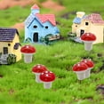 thumbnail image 5 of Minzimin 60pcs Mini Mushroom Decor Set, Fairy Garden Accessories with Fake Mushrooms & Figurines for Outdoor Fairy Decor, Cake Decorations, 5 of 5