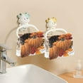 thumbnail image 6 of 6 Pieces Thickened Double Polyester Fleece Kitchen Towel - 28x28cm Strongly Absorb Water & Oil Stain Removal，Cute Highland Cow, 6 of 8