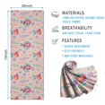 thumbnail image 2 of Mermaid Princess Sea Pattern Hot Yoga Mat Towel Non Slip for Hot Yoga - Quick-Drying Yoga Mat Cover with 4 Corner Pockets with Travel Bag - Hot Yoga Towel Non Slip 74"x26", 2 of 6