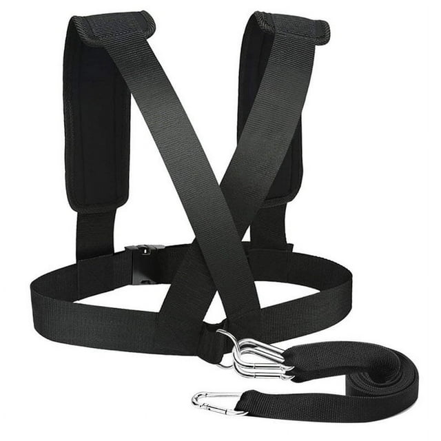Correa de tracción de trineo para entrenamiento de resistencia física, velocidad, carrera ágil, cable de tracción de neumáticos, cinturón de entrenamiento de resistencia