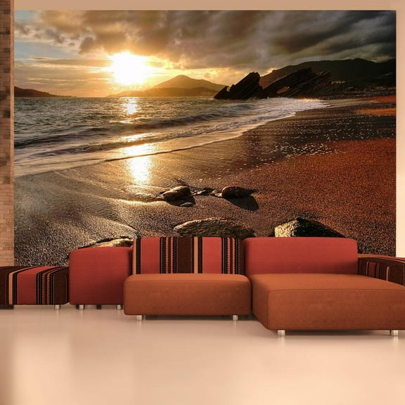 Tiptophomedecor Landscape Wallpaper Wall Mural - Relaxation By The Sea