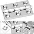 thumbnail image 5 of OKBYY Bisagra para Puerta de Barco - Acero Inoxidable 316 Rectangular 5 Piezas Bisagra de 6 Orificios para Puerta de Armario de yate de Barco, 5 of 5