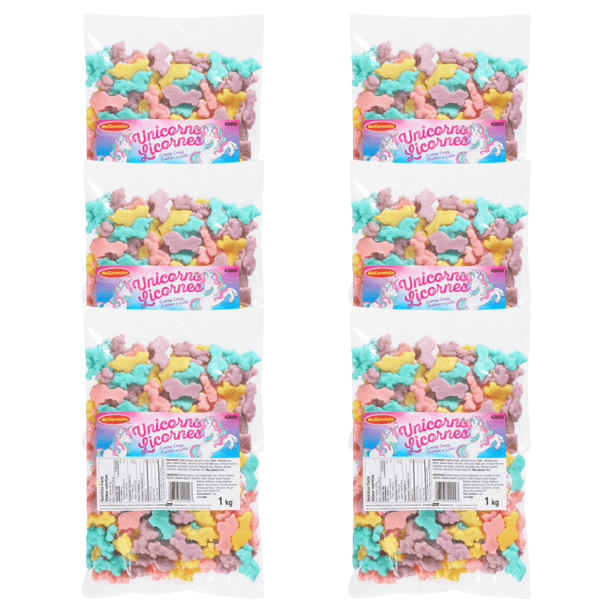 MCCORMICKS Gummy Candy Unicorns 1kg/2.2lbs Magical and Delicious