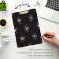 thumbnail image 5 of Coolnut Evil Eyes Clipboard, Acrylic Standard A4 Letter Size Clip Board with Low Profile Clip for Office, Classroom, Doctor, Nurse and Teacher, 12.5"x9", 5 of 7