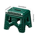 thumbnail image 2 of Foldable Step Stool 8 Inch - Portable Stool for Home & Outdoor, Non- Kitchen Bathroom Garden Stool, Supports 400lbs, Compact for Camping & Hiking, 2 of 4