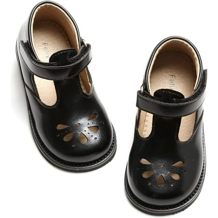 

Toddler Little Girl Princess Dress Shoes-Mary Jane Flats for Girl Party School Shoes.