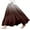 Coffee, variant on LUOGENLI Skirt Women's Summer Printed Linen Wrap Skirt Elastic Waist A Line Boho Beach Skirt Flowy Long Maxi Skirt for Vacation Long Skirts for Women High Waist Coffee M