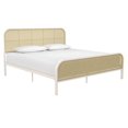thumbnail image 2 of Mr. Kate Roxanne Metal and Cane Platform Bed, 2 of 9