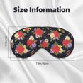 thumbnail image 5 of Xecao Red Rose Flower for Soft Fluffy Sleeping Blindfold, Nap eye cover tailored for the utmost comfort for girls, women, kids, and adults., 5 of 7