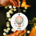 thumbnail image 4 of Hot Air Balloon Christmas 2025 Ornament, Personalized Hot Air Balloon Lover Ornament Gift with Name, Customized Hot Air Balloon Ornament, Hot Air Balloon Xmas Ornament On Holiday Birthday GRhdrv, 4 of 6