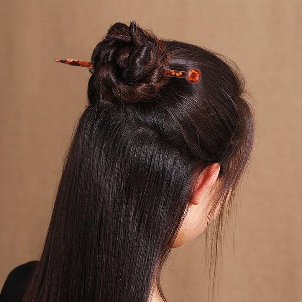 10x Blank Hair Sticks Long Hair Chopstick Bun Holder Wooden Hair Pin 13cm  