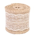 thumbnail image 1 of rollos de hermoso rollo de encaje de lino, cinta de encaje, accesorios para manualidades DIY de Navidad, blanco, 1 of 9