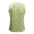 thumbnail image 5 of Men's Knit Ripped Hole Sleeveless Tank Top, Breathable Quick Dry Gym Workout Athletic Vest Green, 5 of 8