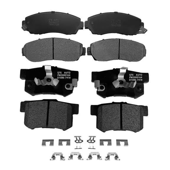 Set of 8 Front-Rear Ceramic Brake Pad Kit For 2007-2011 Honda CR-V