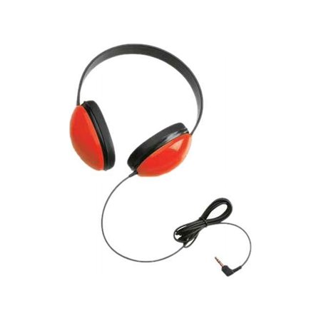 UPC: 0610356564004 | Califone Listening First Stereo Headphone  Red 30 mW
