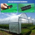 Beach Umbrella 20X Pipe Clamps Plant Stakes Greenhouse Film Row Cover