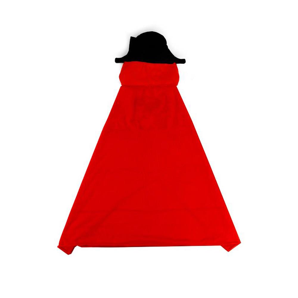 LEGO® Pirate 54" x 40" Hooded Throw Blanket, Polyester Faux Fur, Red