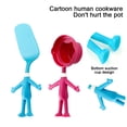 thumbnail image 3 of Human Shaped Kitchen Utensils Set 2 Piece with Comfortable Grip Handle, Dishwasher Easy Clean, 3 of 5