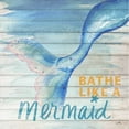 thumbnail image 3 of Medley, Elizabeth 12x12 Black Modern Framed Museum Art Print Titled - Mermaid Bath I, 3 of 5