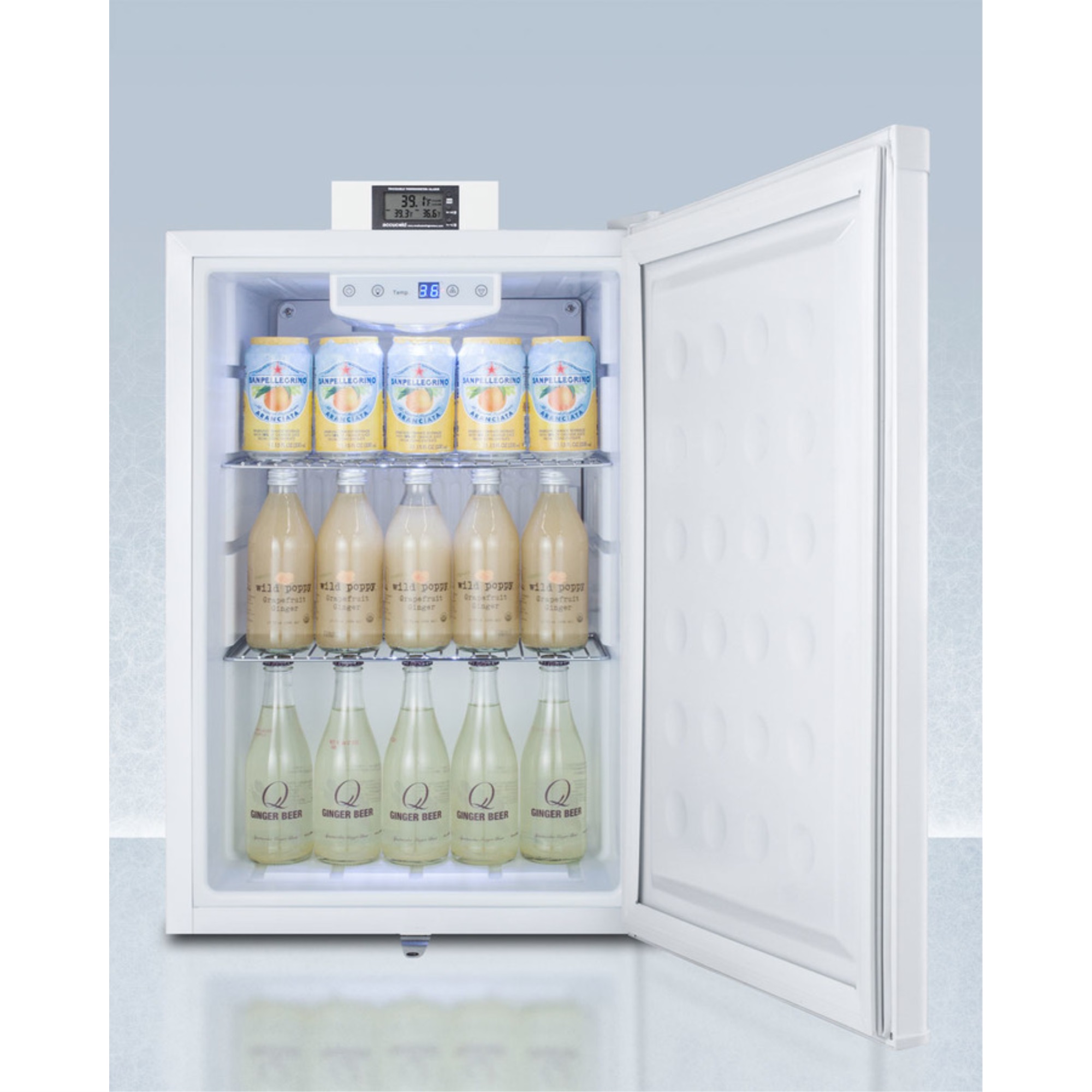 Accucold FF31L7NZ 2.5 cu. ft. Nutrition Center All Refrigerator with Alarm & Thermometer, White