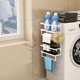 thumbnail image 3 of Estante Organizador Magnético Refrigerador 2 capa/ Estante de baño / Estantería de Almacenamiento para Cocina/ Blanco esquí esquí Gafas de esquí, 3 of 5