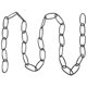 thumbnail image 2 of 1M Heavy Duty Chain For Vintage Chandelier Hanging Lamp, 2 of 5