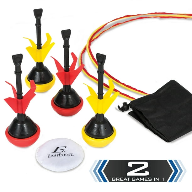 EastPoint Sports 2 in 1 Lawn Darts and Bocce Combo Set; Outdoor Set