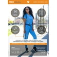 thumbnail image 1 of Adar Pro Heather Modern Athletic Scrub Set For Women - Modern V-Neck Scrub Top & Yoga Jogger Scrub Pants, 1 of 6