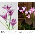 thumbnail image 4 of Harpi Solar Lights Outdoor Clearance, Solar Garden Lights Decor, Lily Garden Decorative Flowers with 4 Lily Flowers, Waterproof LED Solar Powered Landscape Lights for Yard Garden Patio, 4 of 7