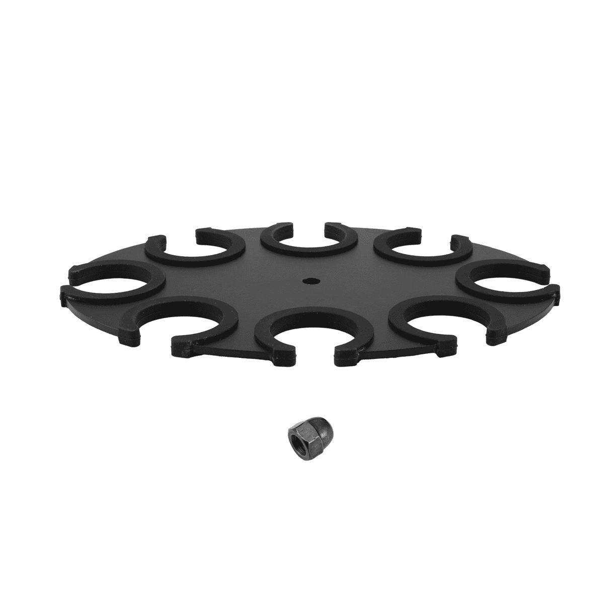 Microphone Holder, Multi Mic Holder for Wired and Wireless Mics, Multiple Microphone Organizer and Display for Mic Stand