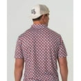 thumbnail image 2 of Burlebo Men's Performance Short Sleeve Polo Golf Shirt. (Texas Flag, Large), 2 of 4