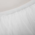 thumbnail image 4 of High Waist Midi Skirt for Women A-Line Pleated Skirts Women's Casual Irregular Cake Skirt Skirt Women's Mid-length High-waisted Gauze Skirt,White,S, 4 of 7