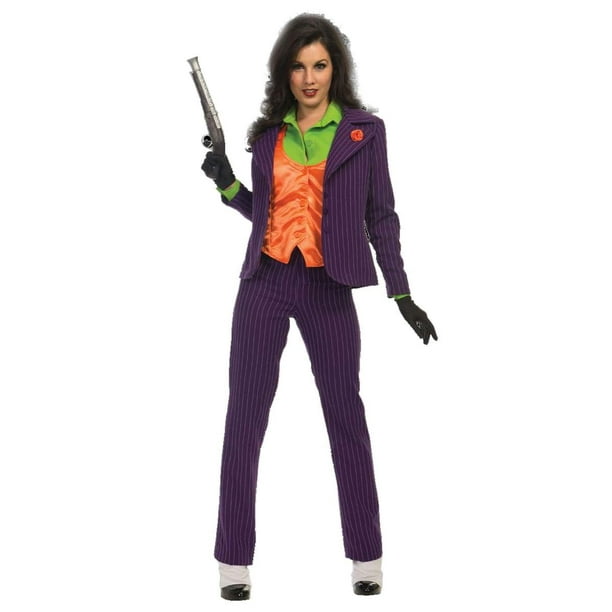 Dc Comics Batman Female Joker Adult Costume X Small Walmart Com Walmart Com