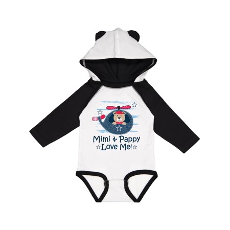 

Inktastic Mimi and Pappy Love Me Baby Boy Gift Baby Boy Long Sleeve Bodysuit