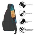 thumbnail image 3 of Lsque Vibrant Rainbow Butterfly A Pattern Cross Chest Bag Diagonally – Premium Durable Front Chest Sling with Adjustable Padded Strap, High-Capacity Storage, 3 of 6