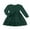 Green, variant on Hotiary 5-14Y Teens Little Girls Long Sleeve Princess Party Dress Casual Solid Color Pleated Dresses For Holiday Birthday Wedding